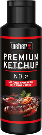 Weber Premium Ketchup No.2 mit Chili Habañero und Ahornsirup, 300 ml