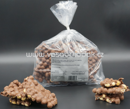 WEINRICHs Vollmilchschokolade mit Haselnüssen Beutel, 500g