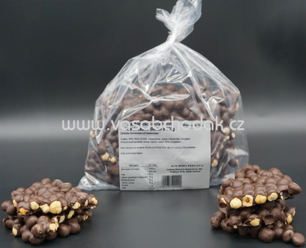 WEINRICHs Zartbitterschokolade mit Haselnüssen Beutel, 500g