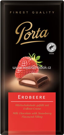 WEINRICHs Porta Vollmilch Schokolade Erdbeere, 100g