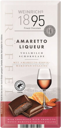 WEINRICHs Vollmilch Schokolade Amaretto Liqueur, 100g