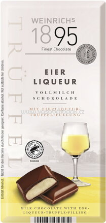 WEINRICHs Vollmilch Schokolade Trüffel Eier Liqueur, 100g