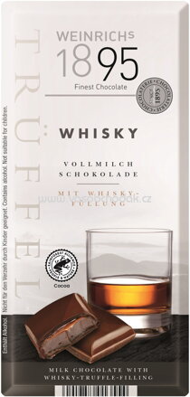 WEINRICHs Vollmilch Schokolade Trüffel Whisky, 100g