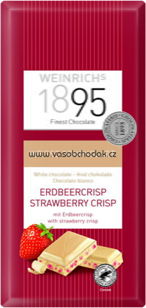 WEINRICHs Weisse Schokolade mit Erdbeercrisp, 100g