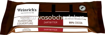 WEINRICHs Halbbitter Kuvertüre, 55% Cocoa, 200g