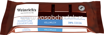 WEINRICHs Vollmilch Kuvertüre, 200g