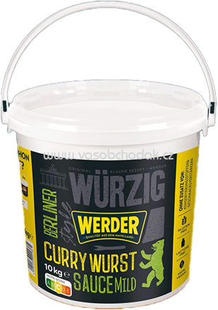 Werder Berliner Currywurst Sauce Mild, 10 kg