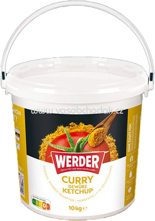 Werder Curry Gewürz Ketchup, delikat, 10 kg