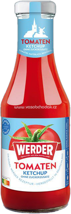 Werder Tomatenketchup ohne Zuckerzusatz, 450 ml