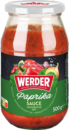 Werder Paprika Sauce, 500g