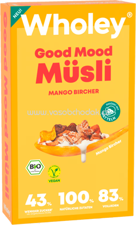 Wholey Good Mood Müsli Mango Bircher, 400g