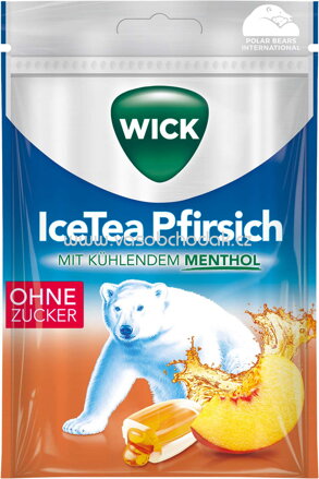 Wick IceTea Pfirsich ohne Zucker, 72g