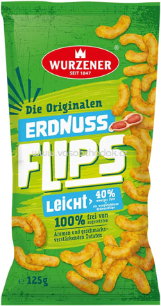 Wurzener Erdnussflips leicht, 125g