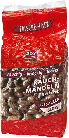 XOX Rauchmandeln geröstet und gesalzen, 520g