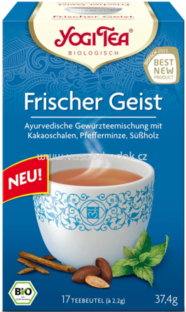 Yogi Tea Frischer Geist, 17 Beutel