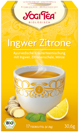 Yogi Tea Ingwer Zitrone, 17 Beutel