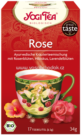 Yogi Tea Rose, 17 Beutel