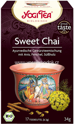 Yogi Tea Sweet Chai, 17 Beutel