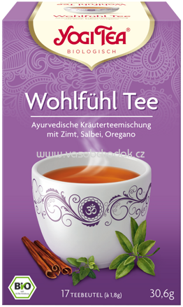 Yogi Tea Wohlfühl Tee, 17 Beutel