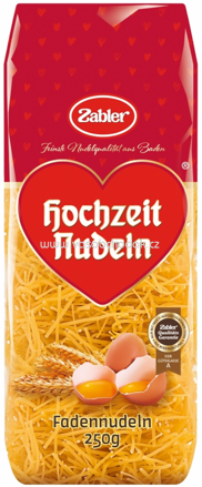 Zabler Hochzeit Nudeln Fadennudeln, 250g