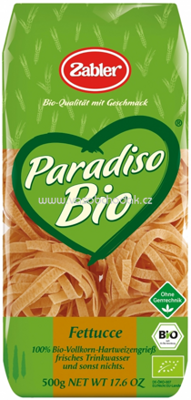 Zabler Paradiso Bio Vollkorn Fettucce, 500g