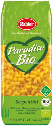 Zabler Paradiso Bio Serpentini, 500g