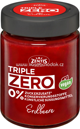 Zentis Triple Zero Erdbeere, 185g
