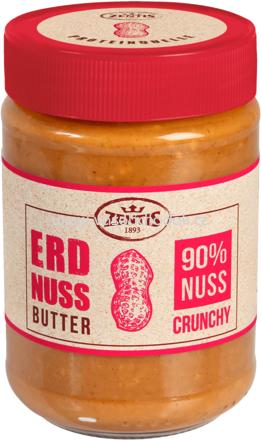 Zentis Erdnussbutter Crunchy, 350g