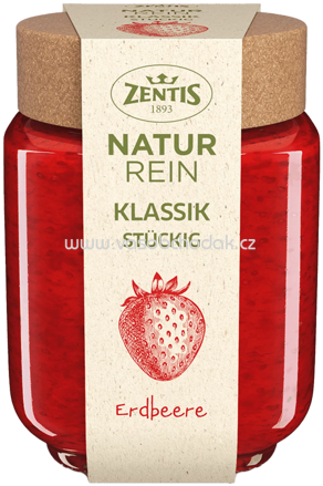 Zentis Natur Rein Klassik Stückig Erdbeere, 250g