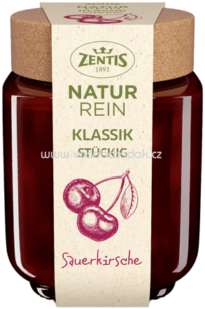 Zentis Natur Rein Klassik Stückig Sauerkirsche, 250g