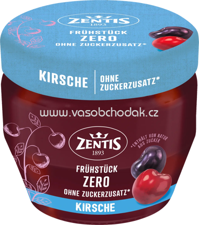 Zentis Frühstücks Konfitüre Zero Kirsche, 210g