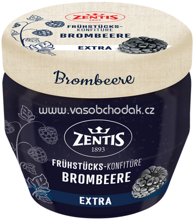 Zentis Frühstücks Konfitüre Brombeere Extra, 230g