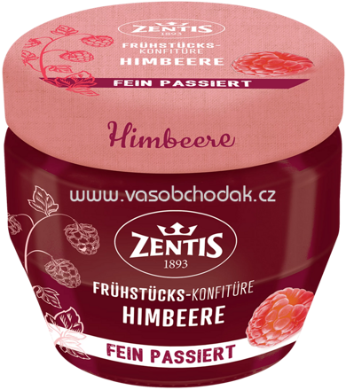 Zentis Frühstücks Konfitüre Himbeere Fein Passiert, 230g