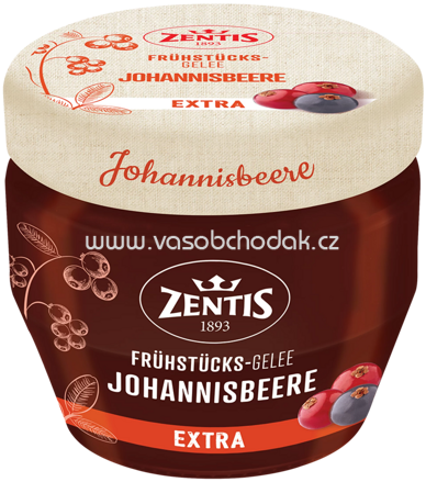 Zentis Frühstücks Gelee Johannisbeere Extra, 230g