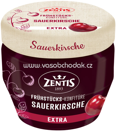 Zentis Frühstücks Konfitüre Sauerkirsche Extra, 230g
