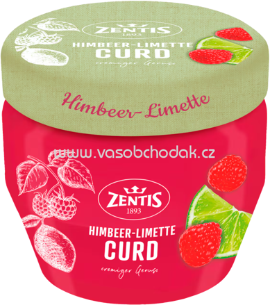 Zentis Frühstücks Himbeer-Limette Curd, 220g