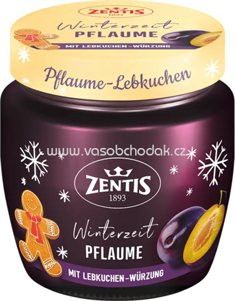 Zentis Winterzeit Pflaume mit Lebkuchen-Würzung, 230g
