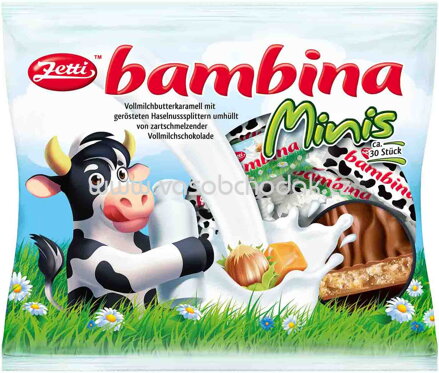 Zetti bambina Vollmilch Minis, 200g