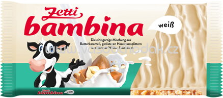 Zetti bambina weiß Tafel, 100g