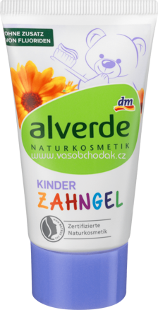 Alverde NATURKOSMETIK Zahnpasta Kinder, ab 6 Monate, fluoridfrei, 50 ml