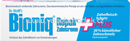 BioniqRepair Zahnpasta Bioniq Repair Plus Zahnfleisch-Schutz, 75 ml