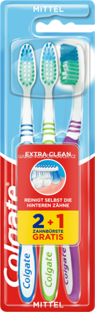 Colgate Zahnbürste Extra Clean mittel, 3 St