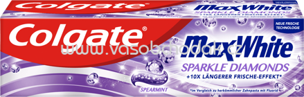 Colgate Zahnpasta Max White Sparkle Diamonds, 75 ml