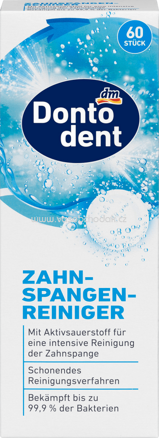 Dontodent Zahnspangenreiniger Tabs, 60 St