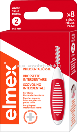 elmex Interdentalbürsten rot, ISO 2, 0,5 mm, 8 St