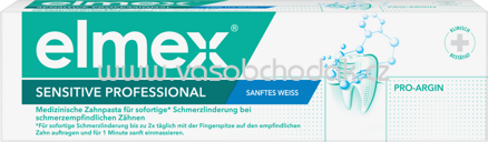 elmex Zahnpasta sensitive professional sanftes weiss, 75 ml