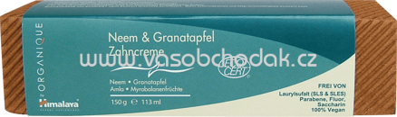 Himalaya Zahnpasta Neem & Granatapfel, fluoridfrei, 150g