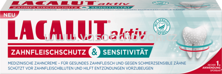 Lacalut Zahnpasta Aktiv Zahnfleischschutz & Sensitivität, 75 ml