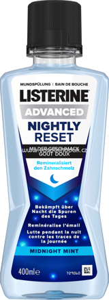 Listerine Mundspülung Advanced Nightly Reset, 400 ml