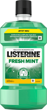 Listerine Mundspülung Fresh Mint, 600 ml